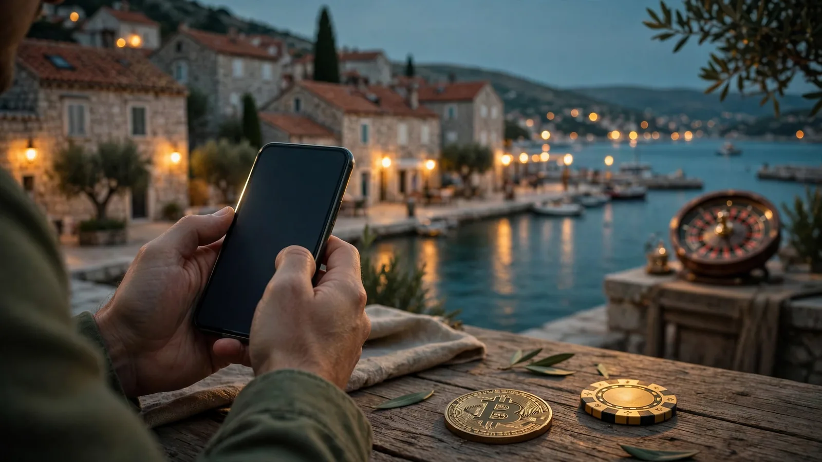 Kripto uplata u hrvatskom online kasinu uz obalu Jadrana